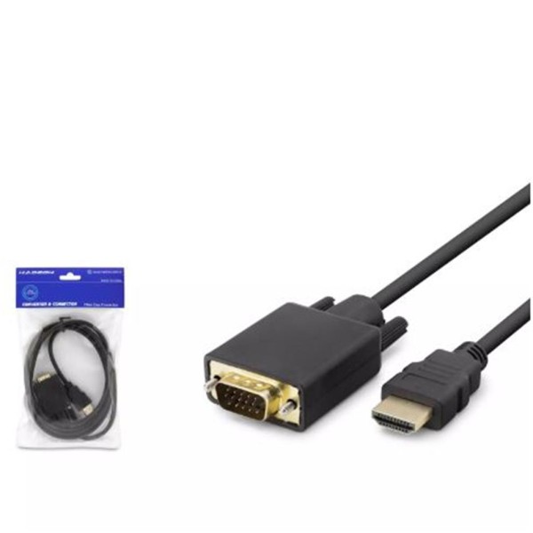 HADRON HDX7795 HDMI TO VGA KABLO PVC 120HZ 1080P 1.8mt SİYAH HADRON HDX7795 HDMI TO VGA KABLO PVC 120HZ 1080P 1.8mt SİYAH