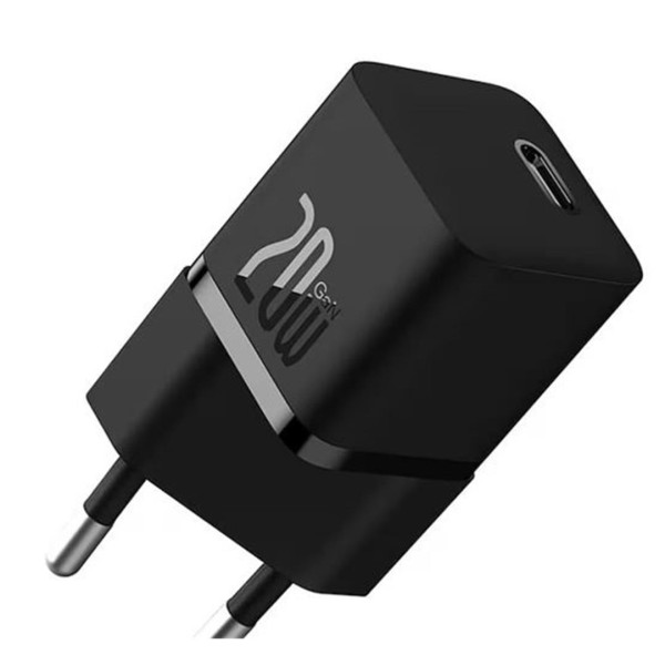 Baseus CCGN050101 GaN5 Series 20W PD Ultra Hızlı Type-C Şarj Aleti Mini Adaptör Baseus CCGN050101 GaN5 Series 20W PD Ultra Hızlı Type-C Şarj Aleti Mini Adaptör