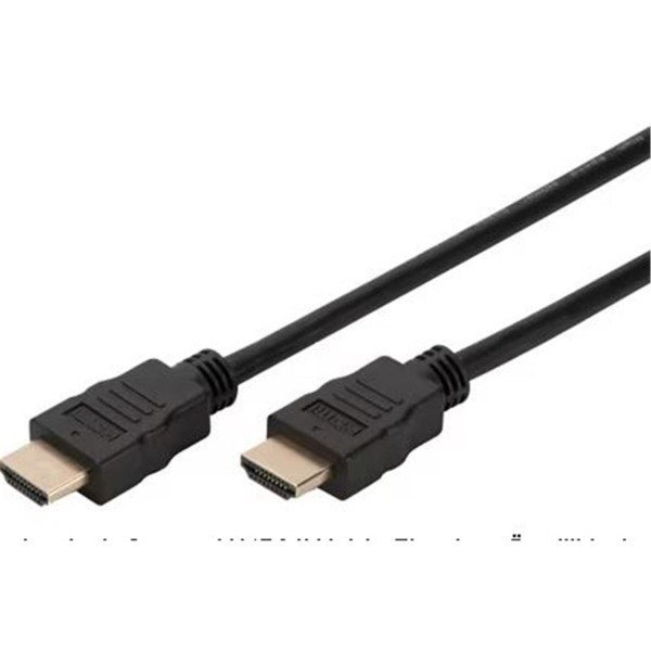 Digitus AK-330107-020-S 2 metre Altın Kapl.Siyah 4K HDMI Kablo Digitus AK-330107-020-S 2 metre Altın Kapl.Siyah 4K HDMI Kablo