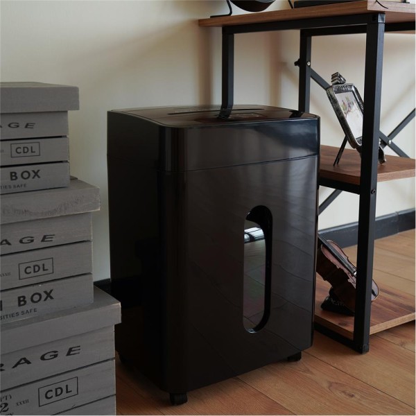 Everest JP-727C Siyah Çapraz Kesim 23Lt 42DB±3 Boyut 37.7-28.2-54 Siyah Sessiz Kağıt Kesme Makinesi