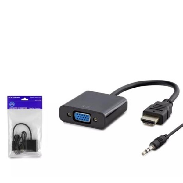 Hadron Hdx7806 Hdmi To Vga F Çevirici + Audio 1080P Ps4 5V Güç Girişli Siyah Hadron Hdx7806 Hdmi To Vga F Çevirici + Audio 1080P Ps4 5V Güç Girişli Siyah