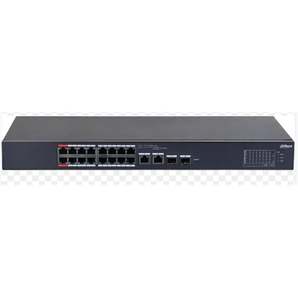 Dahua CS4218-16ET-135 16 Port 10-100-1000 Mbps Yönetilebilir Gigabit PoE Switch Dahua CS4218-16ET-135 16 Port 10-100-1000 Mbps Yönetilebilir Gigabit PoE Switch