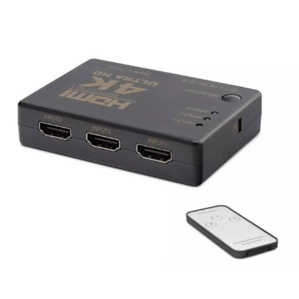 Hadron Hdx1308 3 port Hdmi Switch 3Giriş 1Çıkış 4K Kumandalı Hadron Hdx1308 3 port Hdmi Switch 3Giriş 1Çıkış 4K Kumandalı