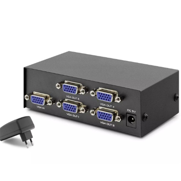 Hadron Hdx1278 4 Port Vga Splitter 200Mhz 1-In 4-Out Siyah Hadron Hdx1278 4 Port Vga Splitter 200Mhz 1-In 4-Out Siyah