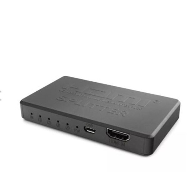 Hadron Hdx1372 Hdmi Splitter 4Port 4K-20 With Usb Power Cable Hadron Hdx1372 Hdmi Splitter 4Port 4K-20 With Usb Power Cable