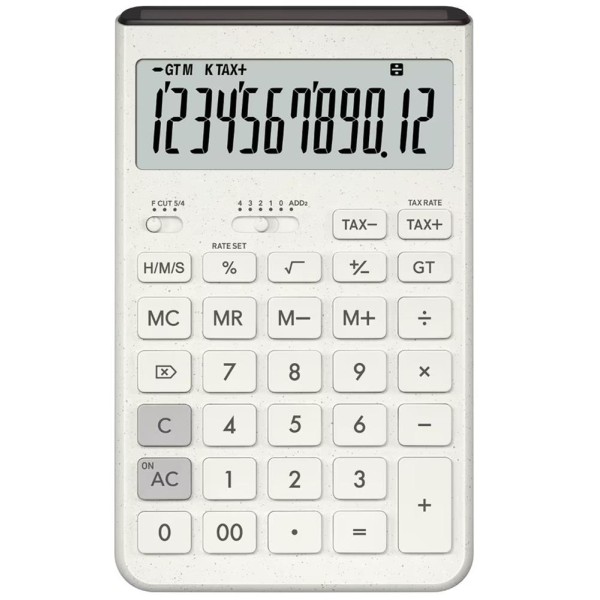 Casio JT-200T-WE 12 Hane Beyaz Masa Üstü Hesap Makinesi