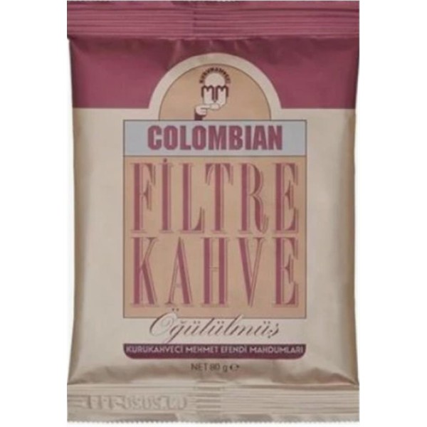 Mehmet Efendi 80gr Colombıan Filtre  (Öğütülmüş)