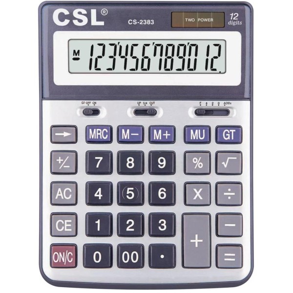 CSL CS-2383 12 Hane Masa Tipi Hesap Makinesi CSL CS-2383 12 Hane Masa Tipi Hesap Makinesi