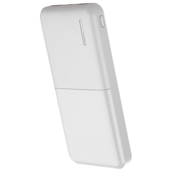 SnapMax SNP-3009 Beyaz 10.000 mah Powerbank 2x USB Çıkışlı 1 Type-C ve 1 Micro Girişli