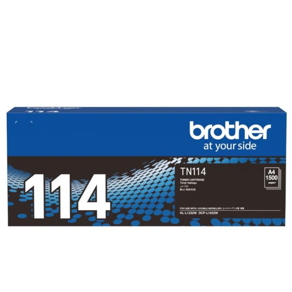 Brother TN-114 1.500 Sayfa Black Siyah Toner HL-L1232W DCP-L1632W Brother TN-114 1.500 Sayfa Black Siyah Toner HL-L1232W DCP-L1632W