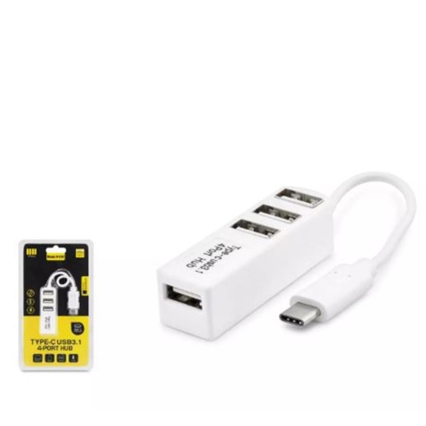 Hadron Hdx7015 Type-C Hub 4-Usb Beyaz (Telefon Uyumlu) Hadron Hdx7015 Type-C Hub 4-Usb Beyaz (Telefon Uyumlu)