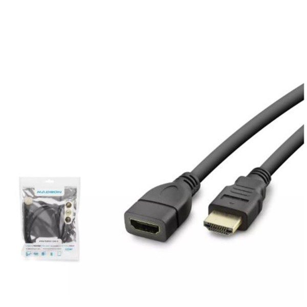 HADRON HDX2043 HDMI Uzatma Kablosu 1 m Siyah