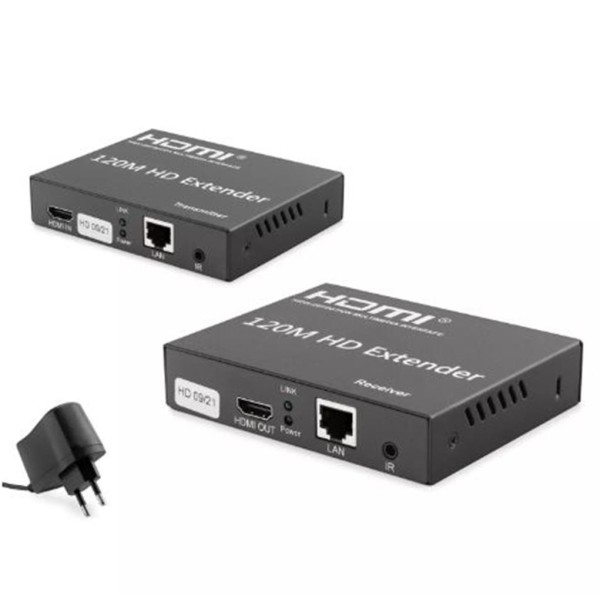 Hadron Hdx1348 120M Hdmi Extender 3840 x 2160 @30Hz 4K Siyah Hadron Hdx1348 120M Hdmi Extender 3840 x 2160 @30Hz 4K Siyah