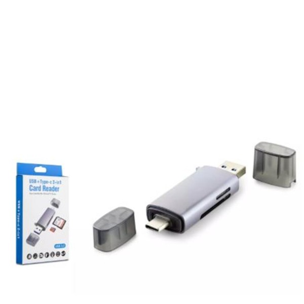 HADRON HDX7031 USB Type-C 3.0 Kart Okuyucu SD MicroSD 5 Gbps Gri HADRON HDX7031 USB Type-C 3.0 Kart Okuyucu SD MicroSD 5 Gbps Gri