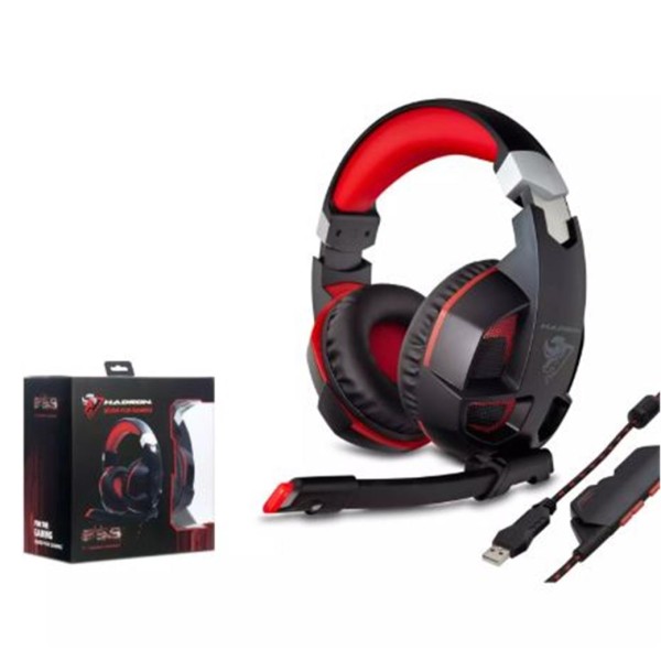 Hadron G59 Gaming Kulaklık Usb 7.1 Ps4 Led Siyah-Kırmızı Hadron G59 Gaming Kulaklık Usb 7.1 Ps4 Led Siyah-Kırmızı