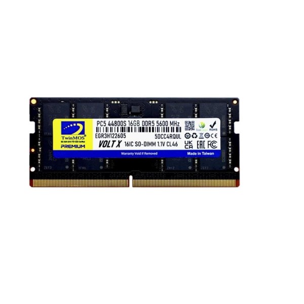 TwinMOS DDR5 16GB 5600MHz CL46 TMD516GB5600S46 Notebook Ram TwinMOS DDR5 16GB 5600MHz CL46 TMD516GB5600S46 Notebook Ram