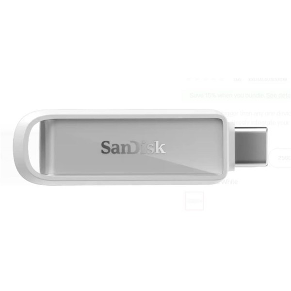 Sandisk SDIXS0N-128G-GN6NE 128GB Phone Drive with USB-C-128GB (Arctic White) Flash Bellek Sandisk SDIXS0N-128G-GN6NE 128GB Phone Drive with USB-C-128GB (Arctic White) Flash Bellek