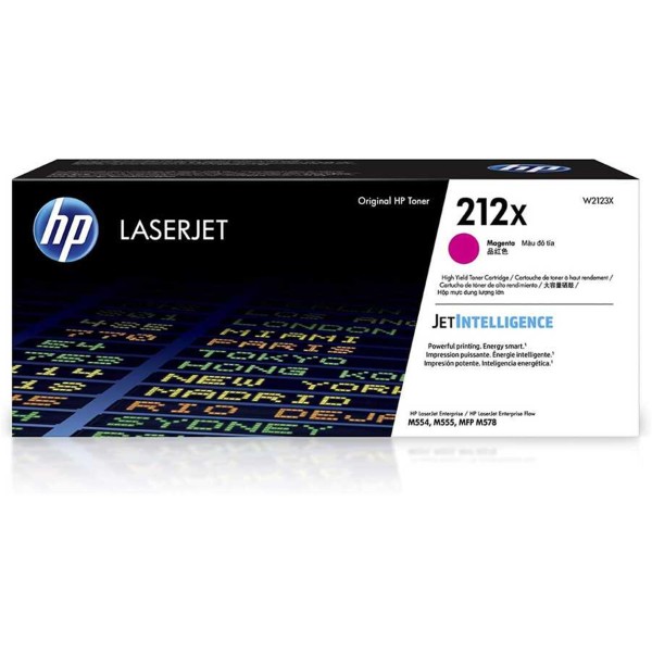HP 212X Magenta Kırmızı Yüksek Kapasite Toner W2123X HP 212X Magenta Kırmızı Yüksek Kapasite Toner W2123X