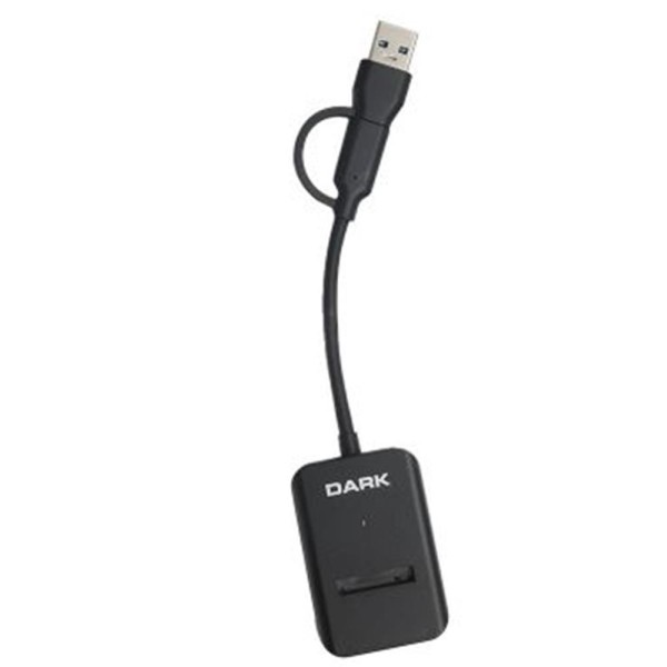 Dark USB-A + USB-C 10- M Key M.2 NVMe SSD Taşınabilir Disk Yerleştirme Adaptörü DK-AC-DSEM3 Dark USB-A + USB-C 10- M Key M.2 NVMe SSD Taşınabilir Disk Yerleştirme Adaptörü DK-AC-DSEM3