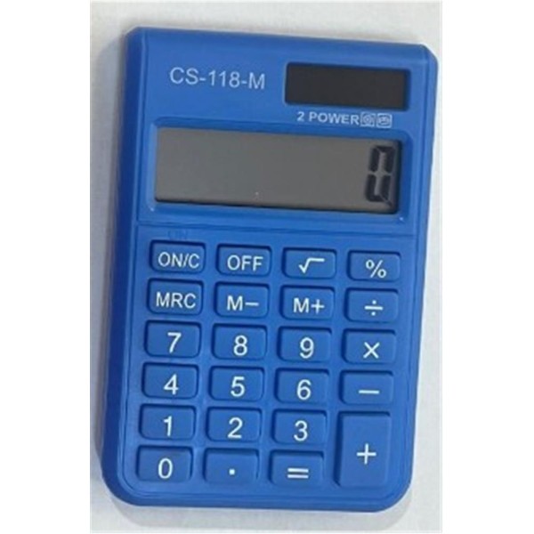 CSL CS-118-M Mavi 8 Hane Cep Tipi Hesap Makinesi CSL CS-118-M Mavi 8 Hane Cep Tipi Hesap Makinesi
