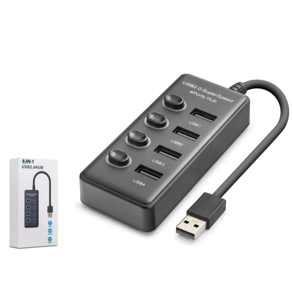 Hadron HDX7048 USB Hub 2.0 480Mbps 4x USB-A 4 Port Switch’li Çoklayıcı Siyah Hadron HDX7048 USB Hub 2.0 480Mbps 4x USB-A 4 Port Switch’li Çoklayıcı Siyah