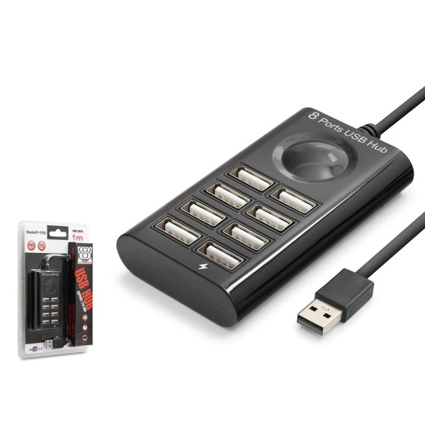 Hadron hdx7052 Usb Hub 8-Usb 8in1 1M Siyah Hadron hdx7052 Usb Hub 8-Usb 8in1 1M Siyah