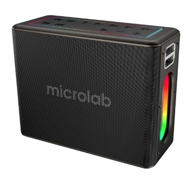 Microlab M60 Vega 15000mAh Batarya Wireless Mikrofonlu Siyah Gri Usb + Tf Kart + Bluetooth Powerban Microlab M60 Vega 15000mAh Batarya Wireless Mikrofonlu Siyah Gri Usb + Tf Kart + Bluetooth Powerban