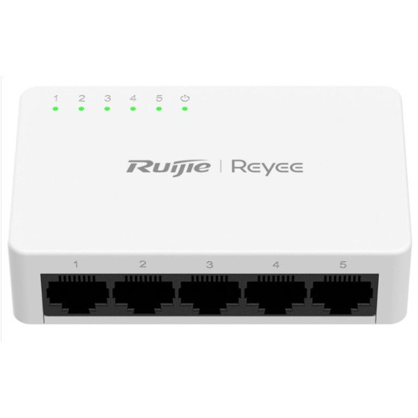 Ruijie Reyee RG-ES05F 5 Portlu, 10-100 Fast Ethernet Tak Çalıştır Switch Plastik Kasa Ruijie Reyee RG-ES05F 5 Portlu, 10-100 Fast Ethernet Tak Çalıştır Switch Plastik Kasa