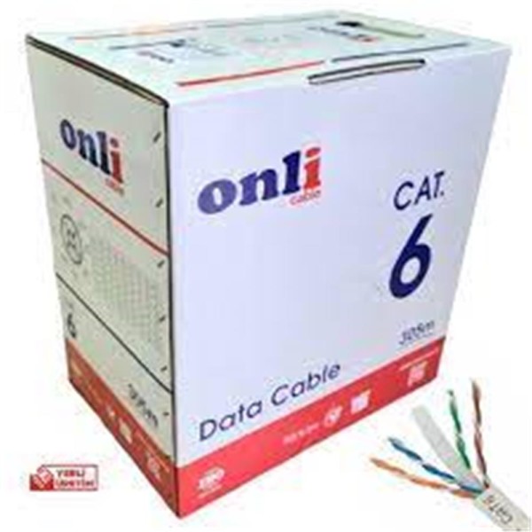 BERK KABLO Sarı 23 AWG 0.50mm CAT6 Ethernet Kablosu (8x0.50mm) 100 Metre Cat6 Kablo Sarı BERK KABLO Sarı 23 AWG 0.50mm CAT6 Ethernet Kablosu (8x0.50mm) 100 Metre Cat6 Kablo Sarı
