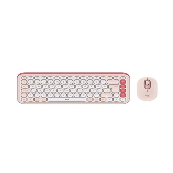 Logitech Pop Icon Combo 920-013077 Pembe Kablosuz Klavye Mouse Seti Logitech Pop Icon Combo 920-013077 Pembe Kablosuz Klavye Mouse Seti