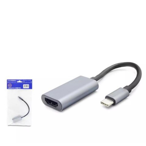 Hadron Hdx7862 Type-C To Hdmi F Çevirici 4K Siyah Hadron Hdx7862 Type-C To Hdmi F Çevirici 4K Siyah