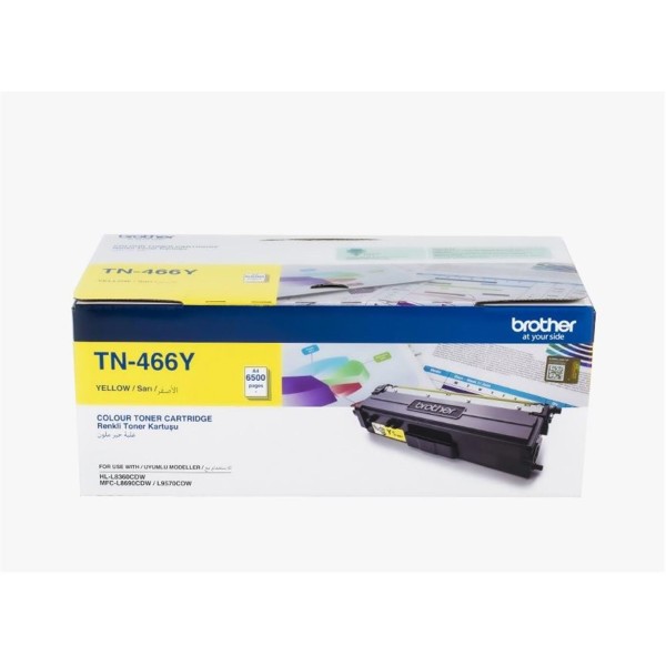 Brother TN-466Y 6.500 Sayfa Yellow SarıToner HL-8360 MFC-8690 Brother TN-466Y 6.500 Sayfa Yellow SarıToner HL-8360 MFC-8690