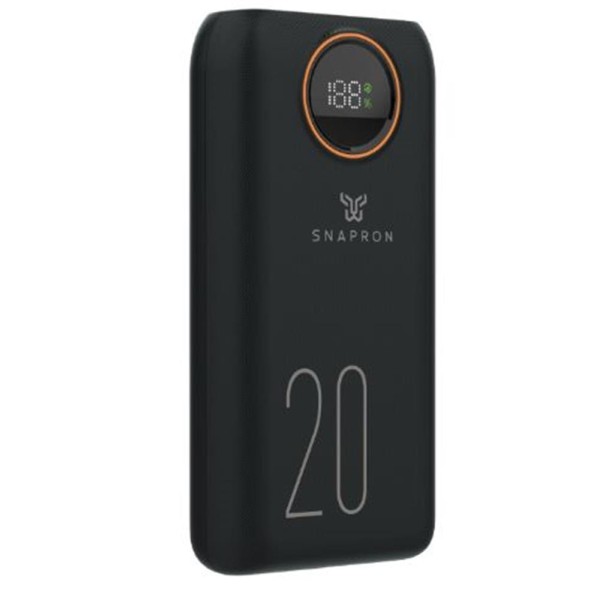 Snapron SNP-3013 20.000 Mah LCD Ekran Dahili Kablolu 22.5w Hızlı Şarj Powerbank