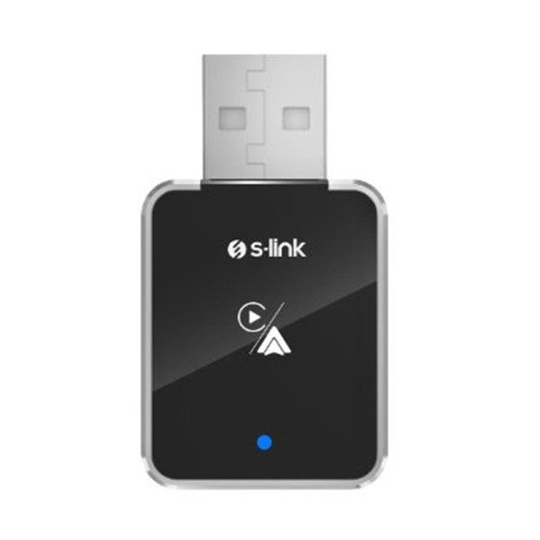 S-Link SL-CAR01 2in1 Android ve Apple Cihazlar Kablosuz Android Auto ve Carplay Adaptörü S-Link SL-CAR01 2in1 Android ve Apple Cihazlar Kablosuz Android Auto ve Carplay Adaptörü