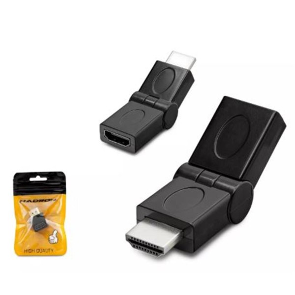 Hadron Hdx1257 Hdmi To Hdmi F Çevirici Mafsallı Siyah Hadron Hdx1257 Hdmi To Hdmi F Çevirici Mafsallı Siyah