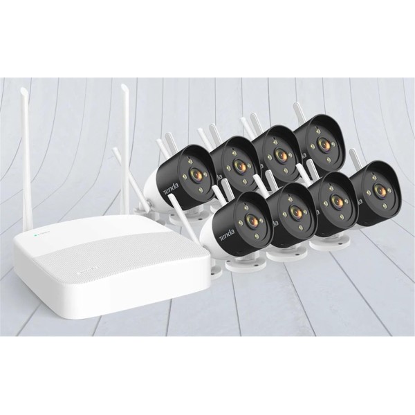 Tenda K8W-3TC 8 Kanal NVR Kayıt Cİhazı + 8 Adet Outdor Ip Wifi Bullet Kamera Set Tenda K8W-3TC 8 Kanal NVR Kayıt Cİhazı + 8 Adet Outdor Ip Wifi Bullet Kamera Set