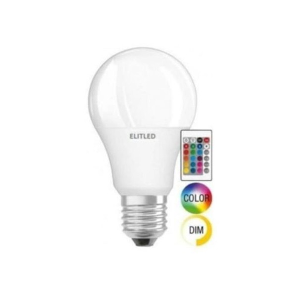 ELİTLED 9W RGB KUMANDALI LED AMPUL ELİTLED 9W RGB KUMANDALI LED AMPUL