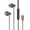 S-link SL-TPK03 TypeC Telefon Uyumlu Metal Siyah Kulak İçi Mikrofonlu Kulaklık