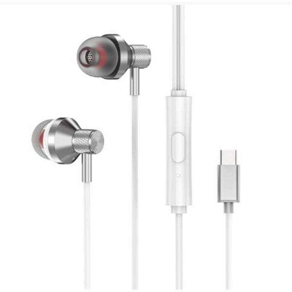 S-link SL-TPK03 TypeC Telefon Uyumlu Metal Beyaz Kulak İçi Mikrofonlu Kulaklık S-link SL-TPK03 TypeC Telefon Uyumlu Metal Beyaz Kulak İçi Mikrofonlu Kulaklık
