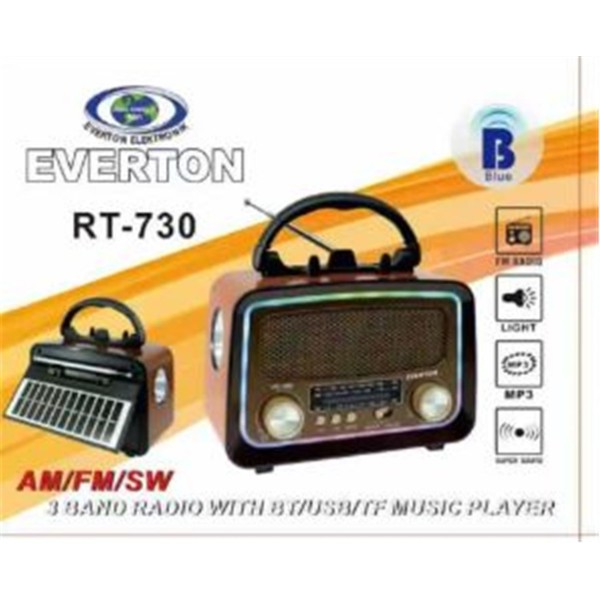 Everton RT-730 Bluetooth Usb-Micro Sd Saatli Nostaljik Radyo Everton RT-730 Bluetooth Usb-Micro Sd Saatli Nostaljik Radyo