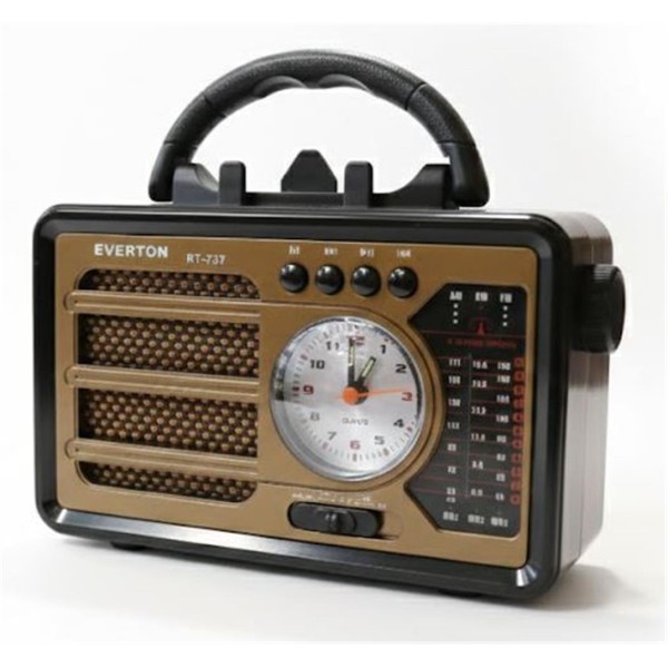 Everton RT-737 Bluetooth Usb-Micro Sd Solarlı Saatli Nostaljik Radyo Everton RT-737 Bluetooth Usb-Micro Sd Solarlı Saatli Nostaljik Radyo