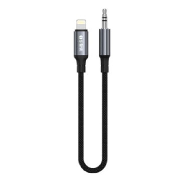 S-link Armor ML-01 1.2m Lightning to M AUX Örgülü Metal Başlıklı Siyah Ses Kablosu S-link Armor ML-01 1.2m Lightning to M AUX Örgülü Metal Başlıklı Siyah Ses Kablosu