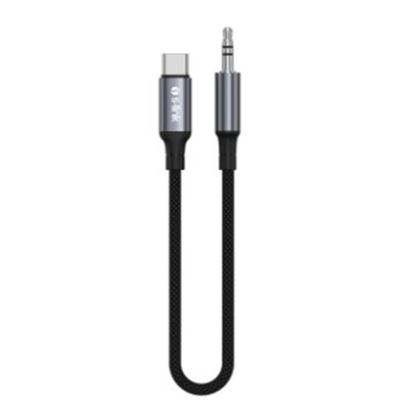 S-link Armor MC-01 1.2m Type-C to M AUX Örgülü Metal Başlıklı Siyah Ses Kablosu S-link Armor MC-01 1.2m Type-C to M AUX Örgülü Metal Başlıklı Siyah Ses Kablosu