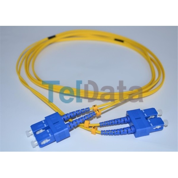 TELDATA TLD-SC113 SC-UPC-SC-UPC SM DX 3 METRE FIBER OPTIK PATCHCORD
