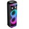 Mikado MD-64BT 60W 1 Adet Kablosuz Mikrofonlu USB+TF+TWS+AUX+BT Destekli Siyah Ses Sistemi