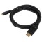 Vcom CG583-1.5 Siyah 1.5MT Hdmi To Mini Hdmi Erkek Kablo Vcom CG583-1.5 Siyah 1.5MT Hdmi To Mini Hdmi Erkek Kablo