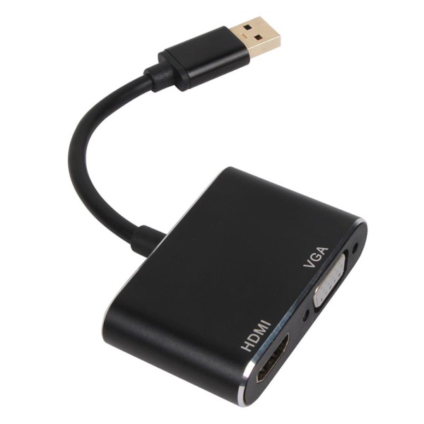 Vcom CU322M USB3.0 Erkek To HDMI Dişi + VGA Dişi Çevirici Vcom CU322M USB3.0 Erkek To HDMI Dişi + VGA Dişi Çevirici