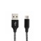 Vcom CU250 Type-C to USB 3m 15W (5V-3A) Örgülü Şarj Kablosu