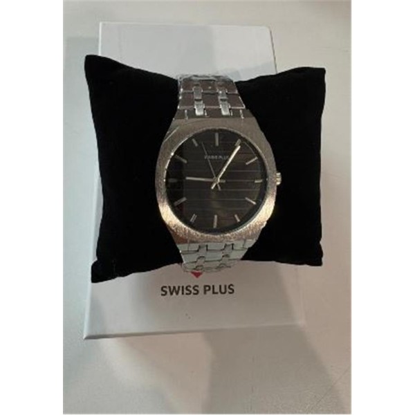 Swiss Plus Man Watch Basic Seri Model-6 ST2302AGP Black-Silver(Kol Saati) Swiss Plus Man Watch Basic Seri Model-6 ST2302AGP Black-Silver(Kol Saati)