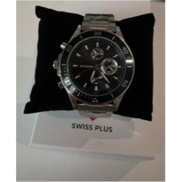 Swiss Plus Man Watch Basic Seri Model-7 ST3504AGS Lüx Black-Silver(Kol Saati) Swiss Plus Man Watch Basic Seri Model-7 ST3504AGS Lüx Black-Silver(Kol Saati)